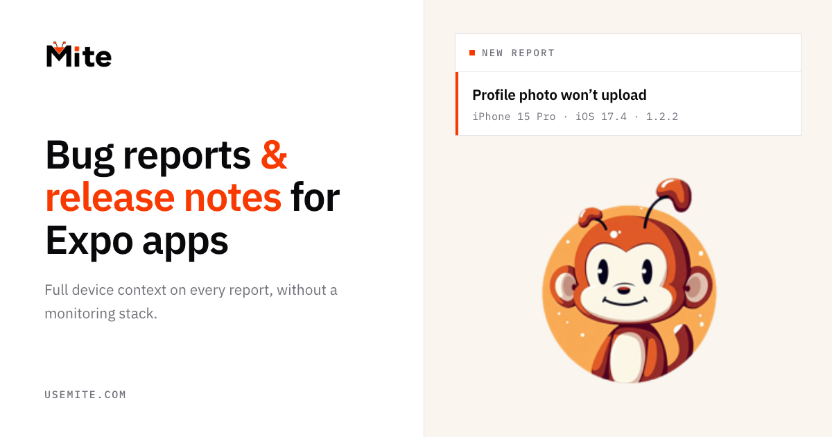 Built an in-app feedback SaaS for mobile apps logo